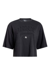 DKNY X YANKEES CROPPED TEE