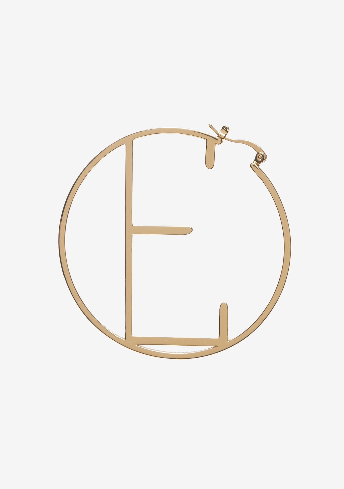Hoop Letter Earring