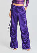 Lai Satin Cargo Pant