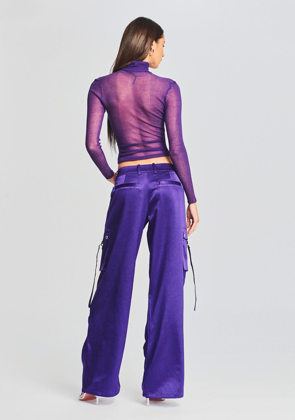 Lai Satin Cargo Pant