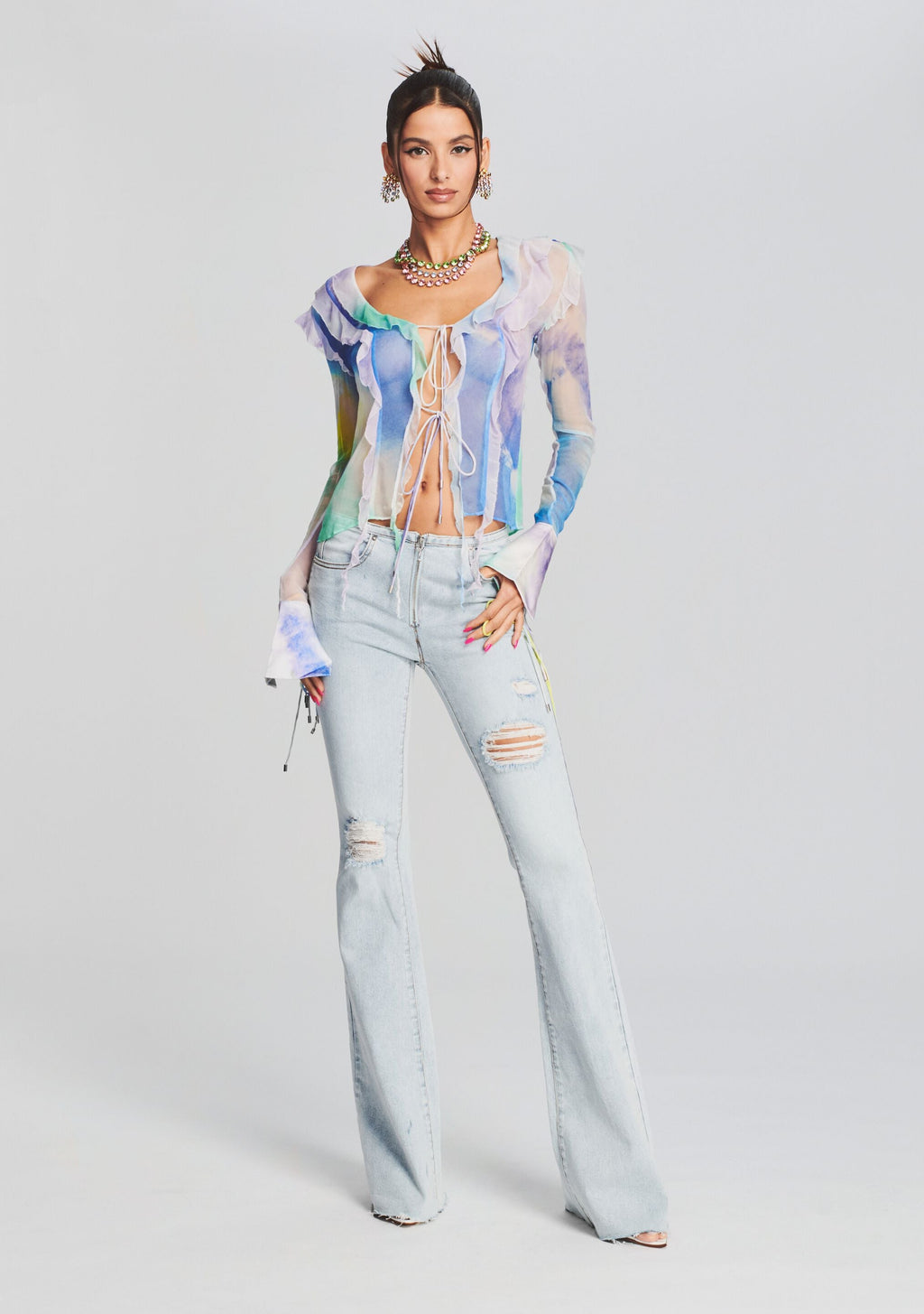 Aviva Silk Chiffon Blouse