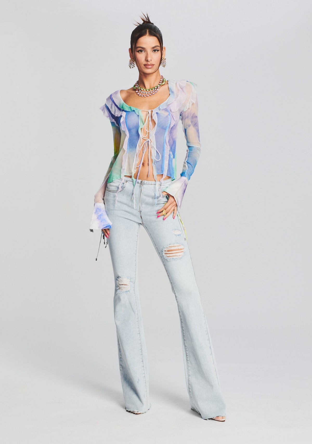 Aviva Silk Chiffon Blouse