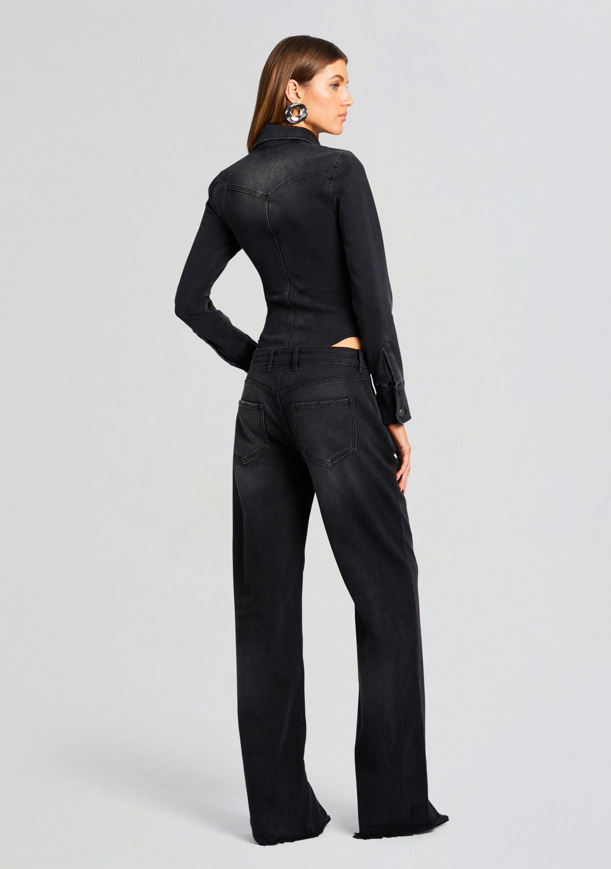 Helena Denim Bodysuit
