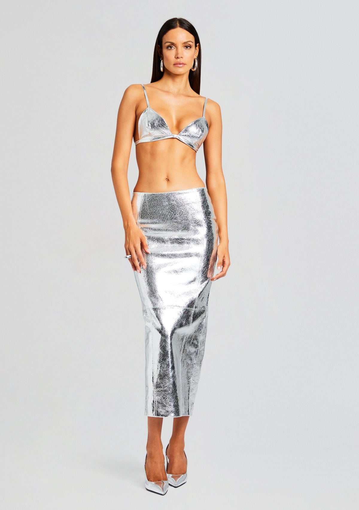 Liza Leather Skirt