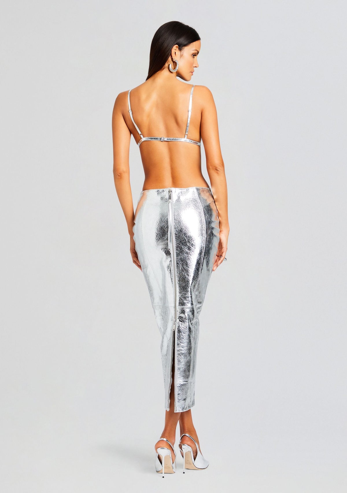Liza Leather Skirt