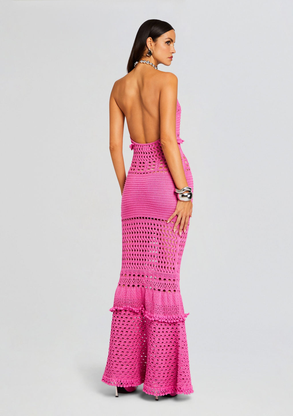Mesa Knit Crochet Dress
