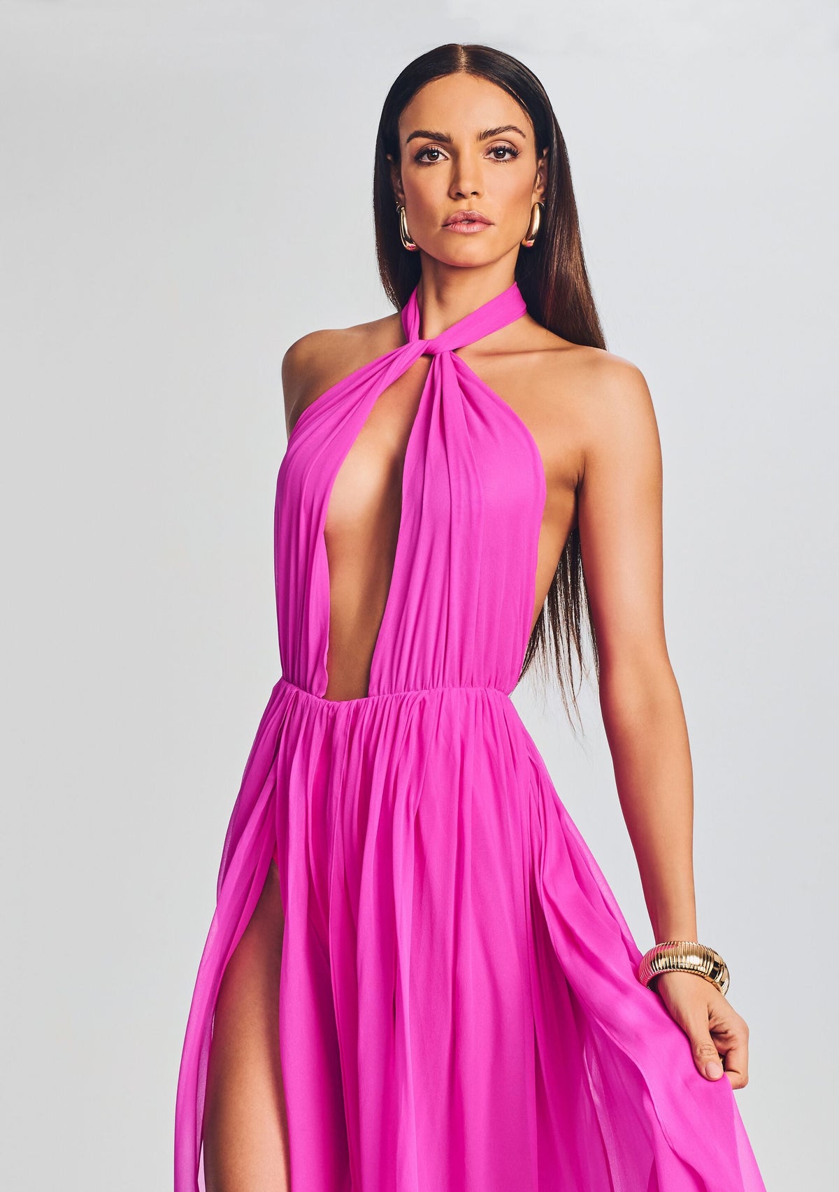 Ina Silk Chiffon Dress