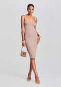 Laney Metallic Knit Dress