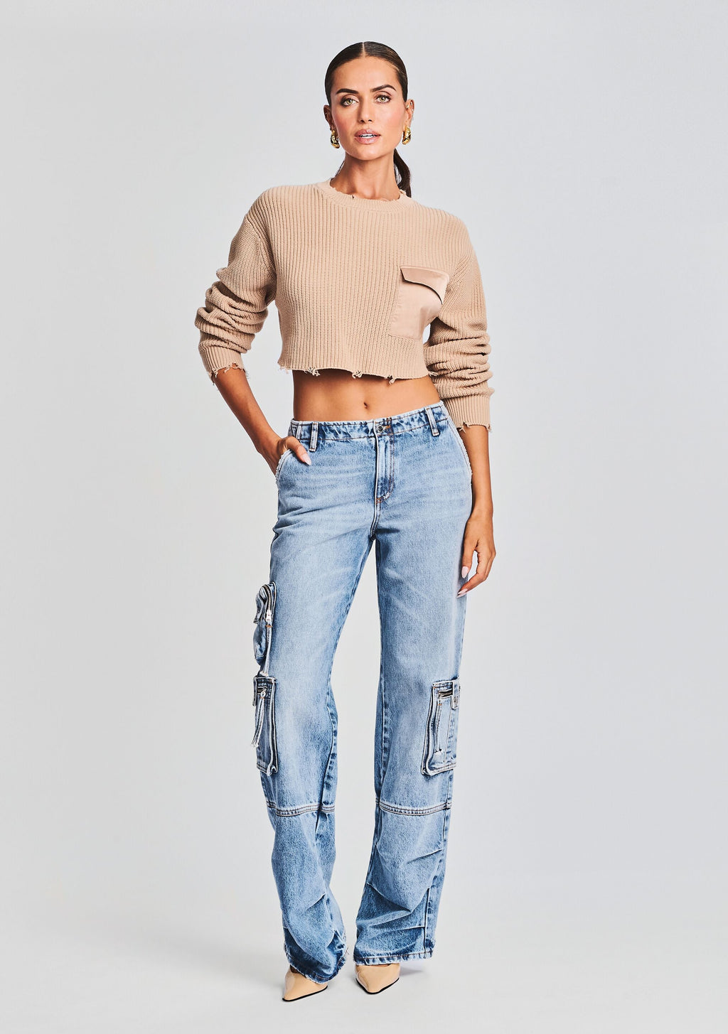 Mid Cropped Devin Sweater