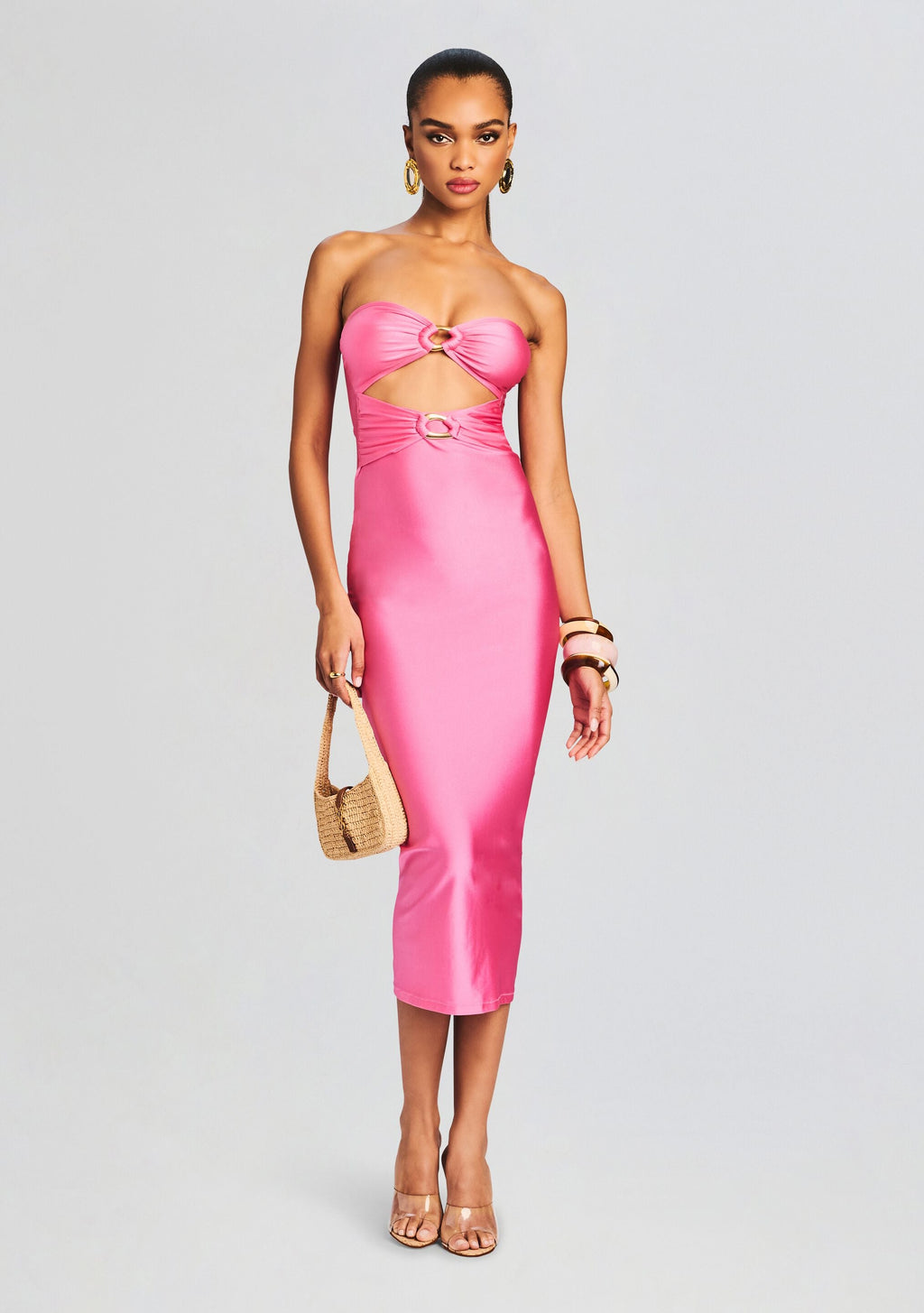 Ida Lycra Midi Dress