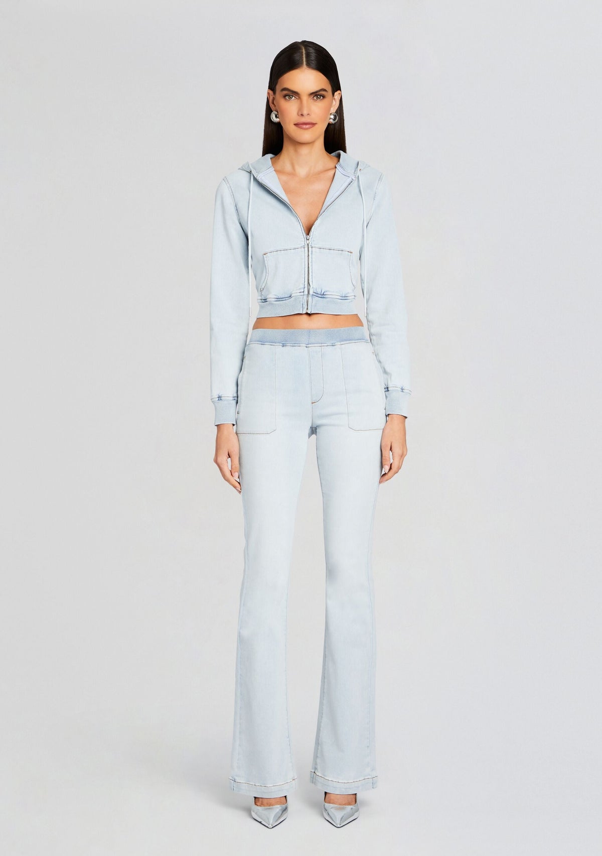 Edith Terry Cropped Hoodie