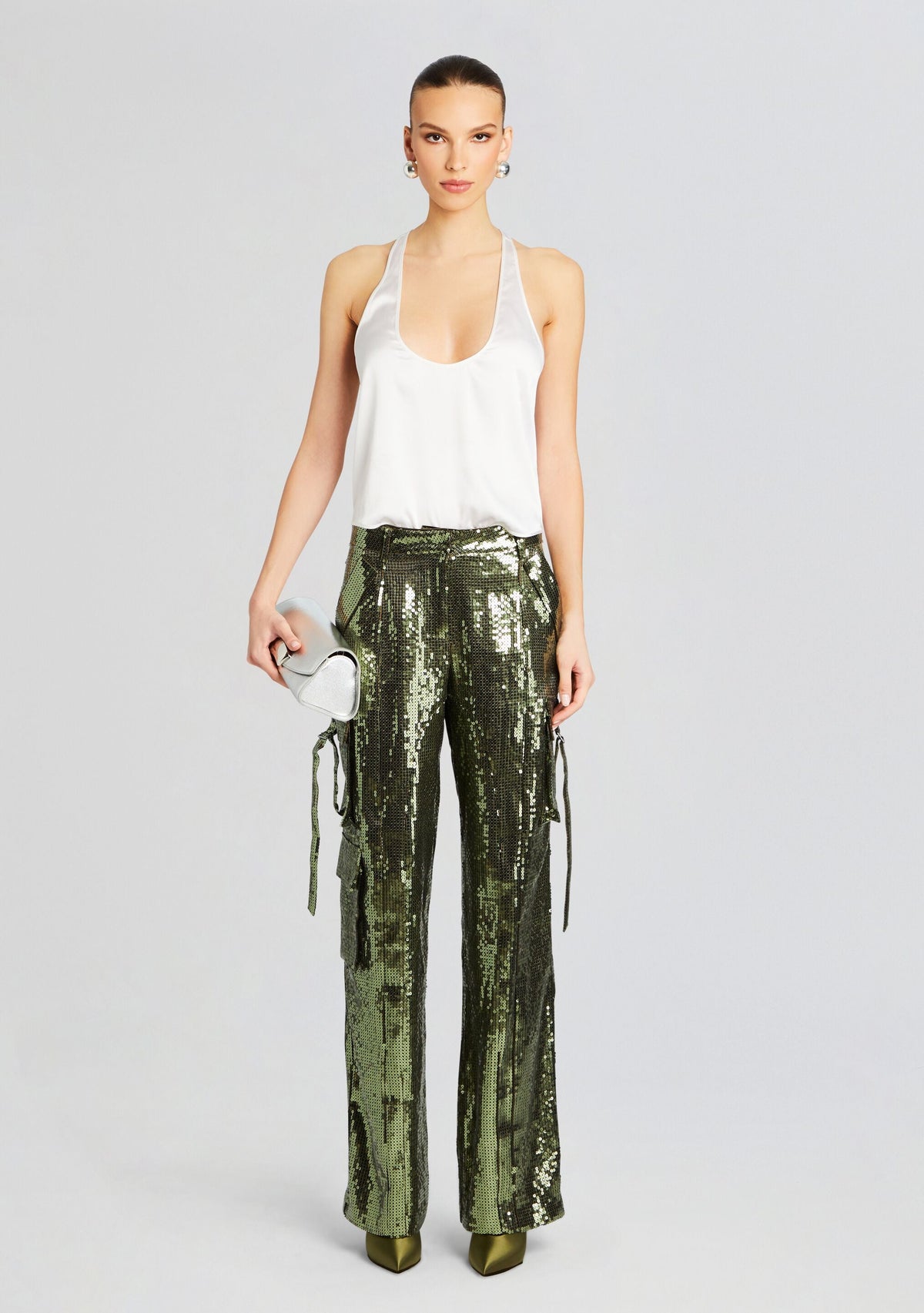 André Cargo Sequin Pant