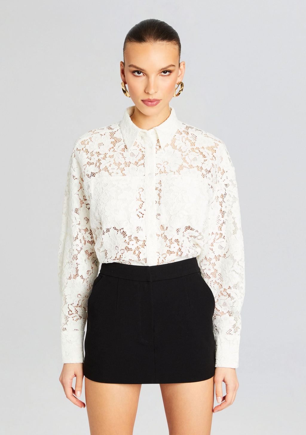 Oversized Lace Shirt