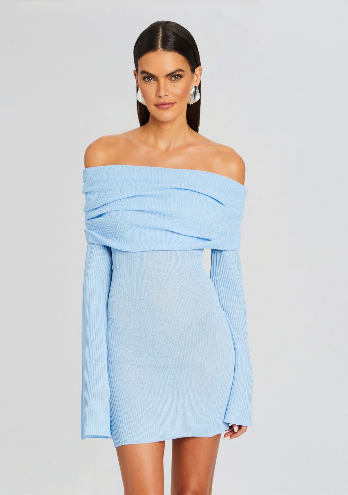 Galli Rib Knit Mini Dress