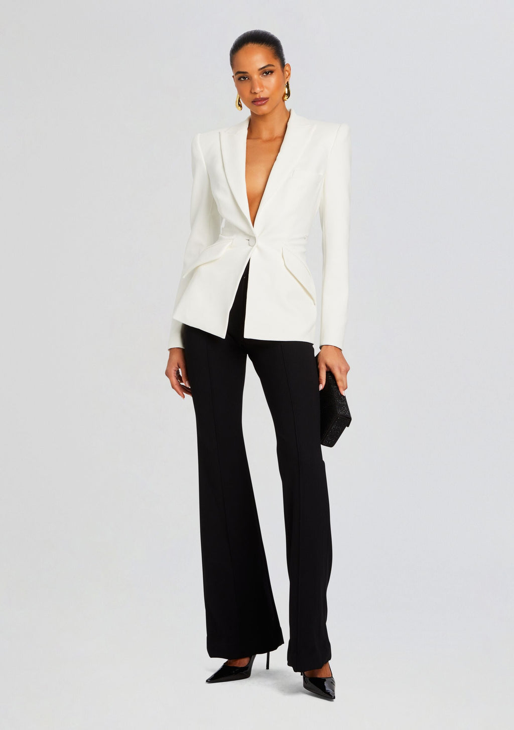 Lizzy Low Rise Flared Trousers