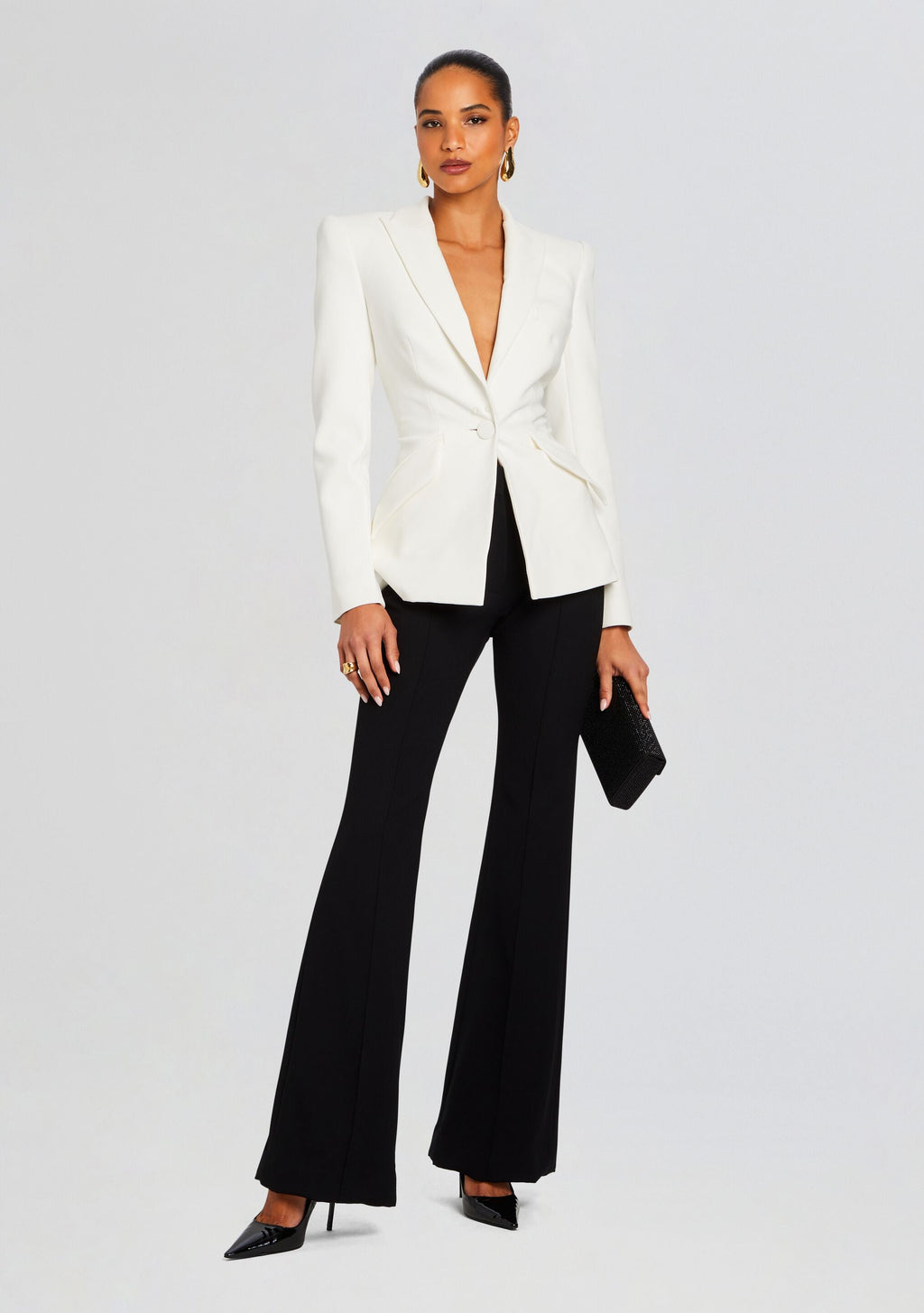 Lizzy Low Rise Flared Trousers