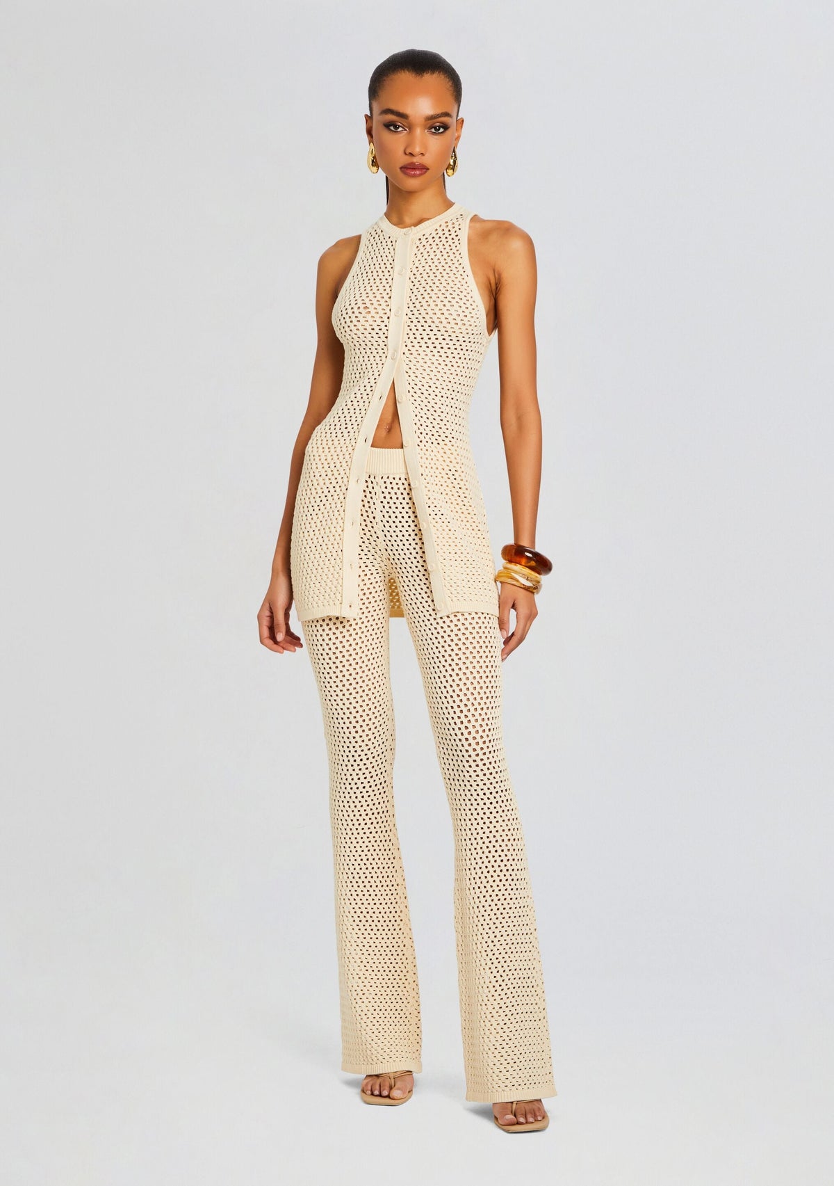 Tish Knit Crochet Pant