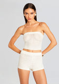 Blithe Crochet Bandeau Top