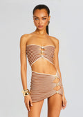 Adelie Metallic Knit Top