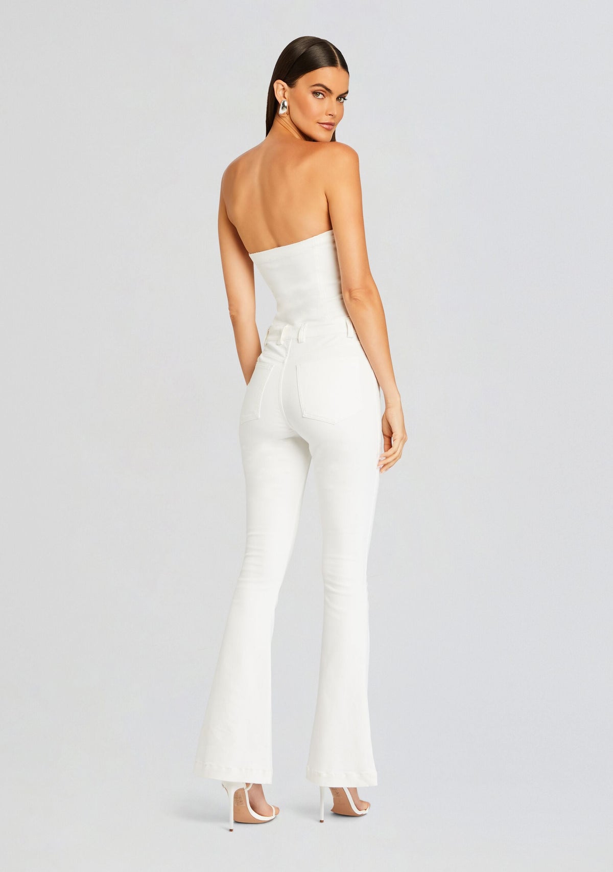 Jeanette Stretch Denim Jumpsuit