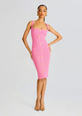 Laney Metallic Knit Dress