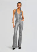 Cynthia Coated Denim Jumpsuit