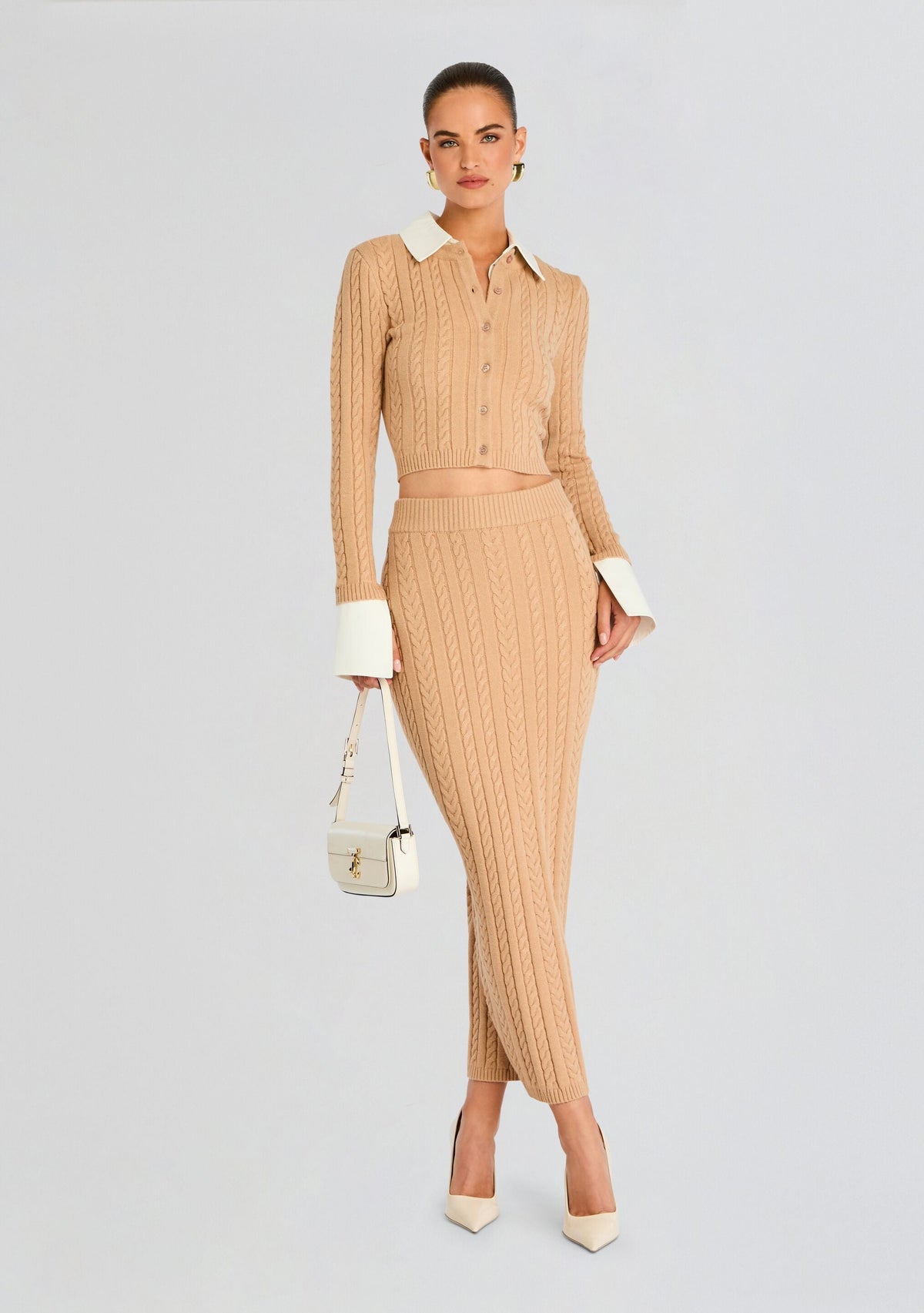 Eloise Cable Knit Cardigan