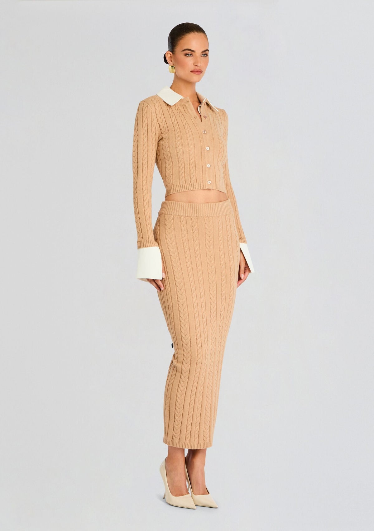 Eloise Cable Knit Cardigan