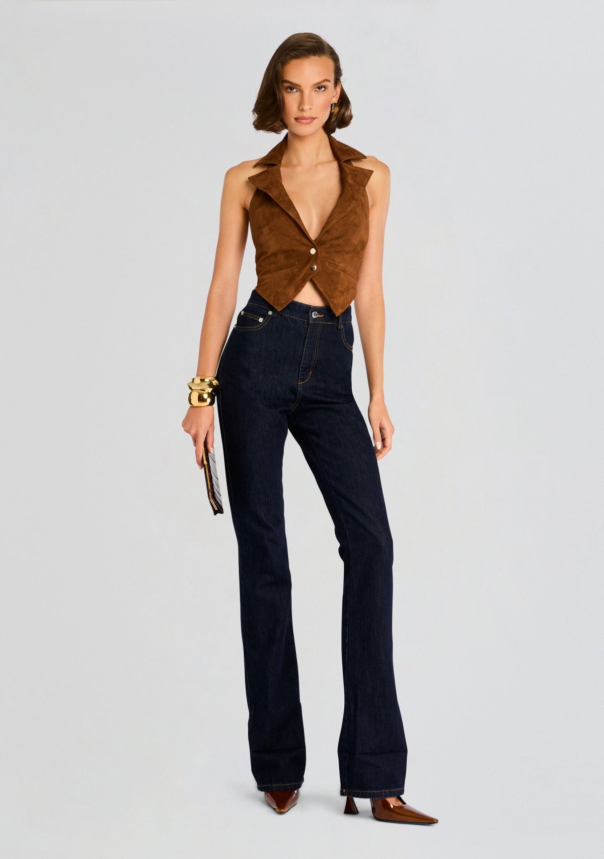 Josephine Suede Vest
