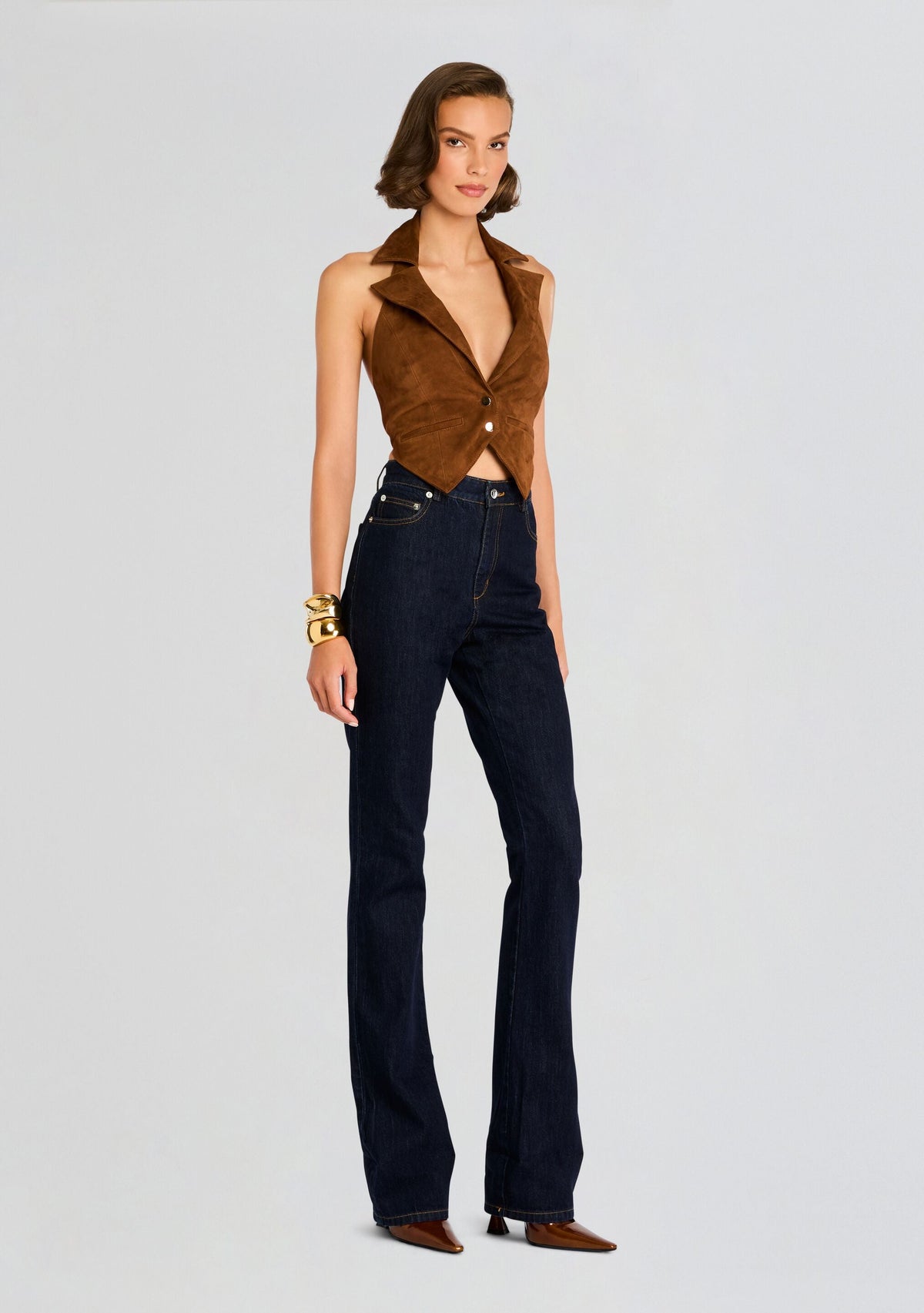 Josephine Suede Vest