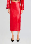 Lonny Leather Skirt