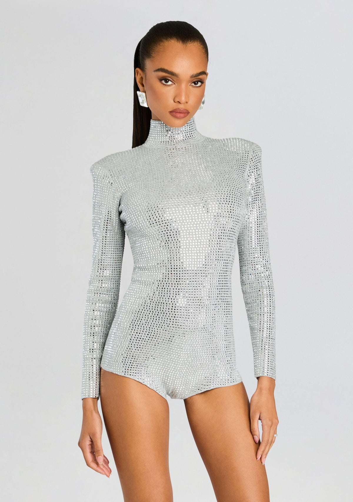 Auburn Embellished Knit Romper