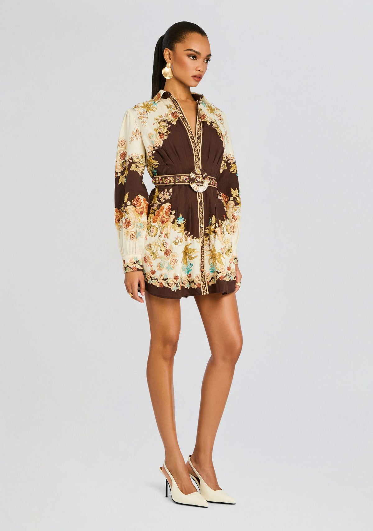 Rohi Short Dress w/ Belt