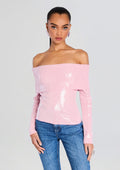 Jourdana Sequin Knit Top