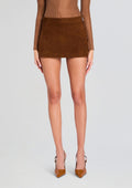 Valerie Suede Leather Skirt