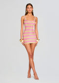 Benni Metallic Knit Mini Dress