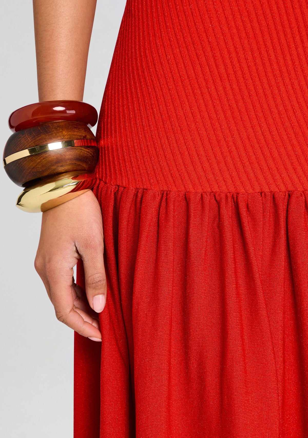 Kennedi Metallic Knit Dress
