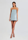 Nadiya Sequin Denim Dress
