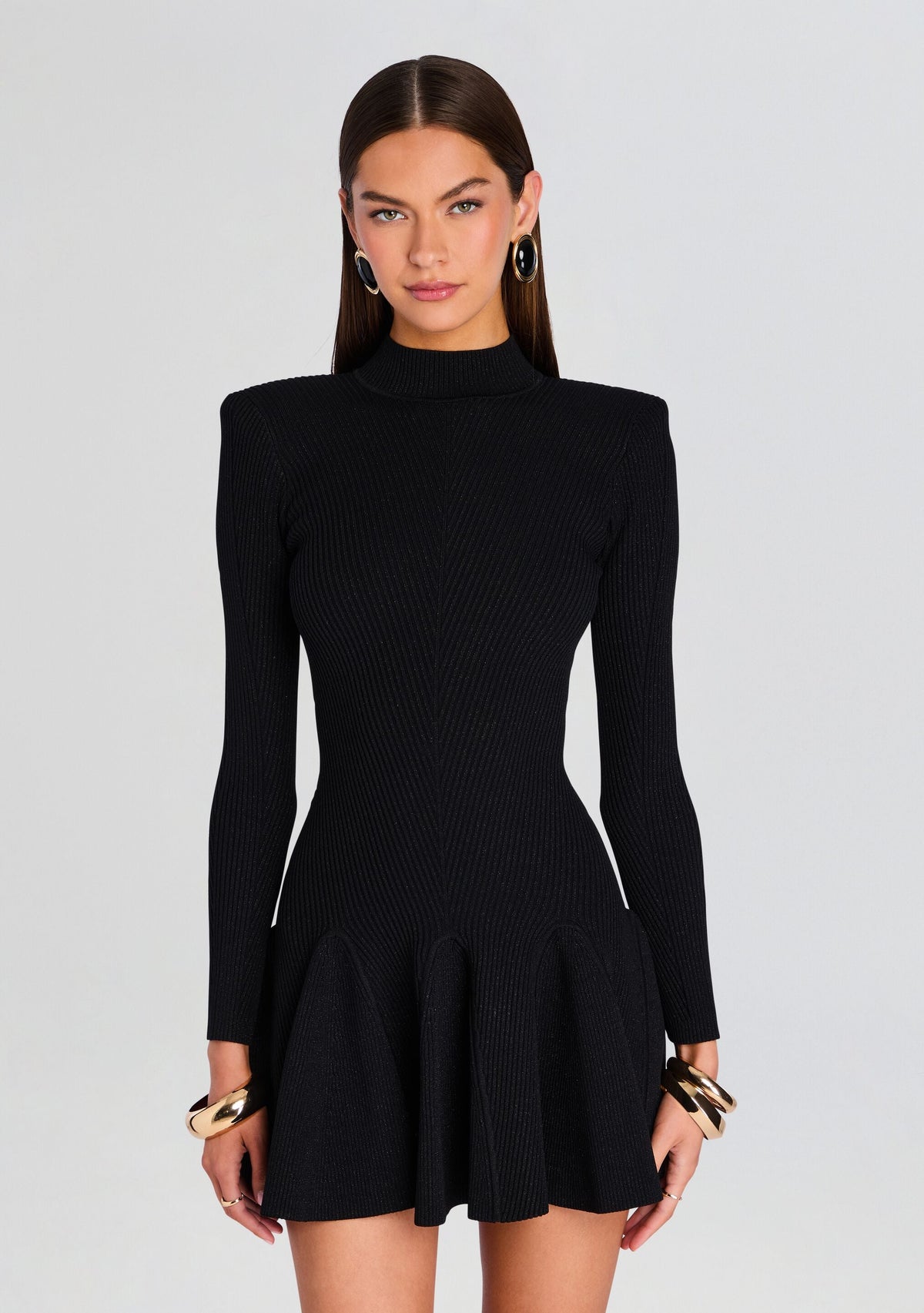 Sydonie Metallic Knit Dress