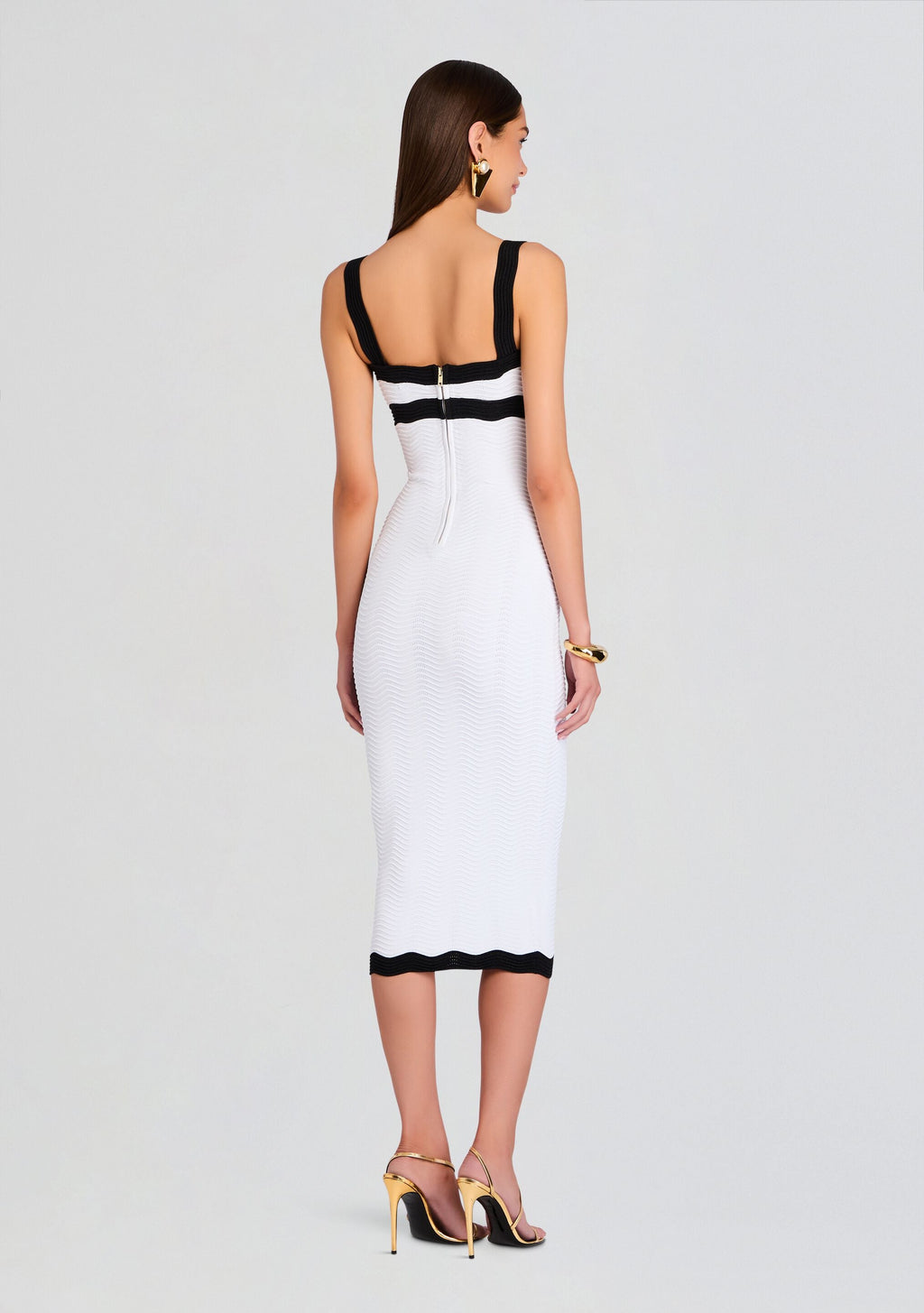 Wynra Metallic Knit Dress