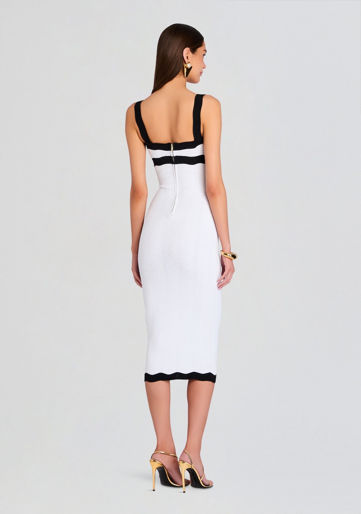 Wynra Metallic Knit Dress
