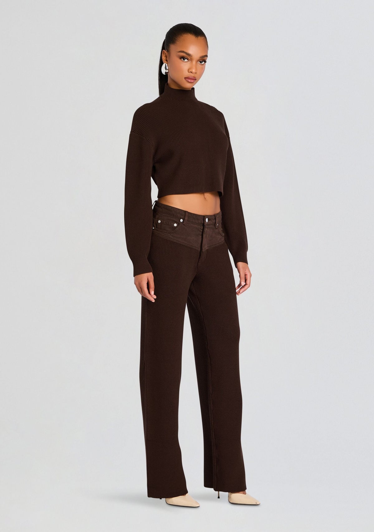 Chani Knit Denim Pant