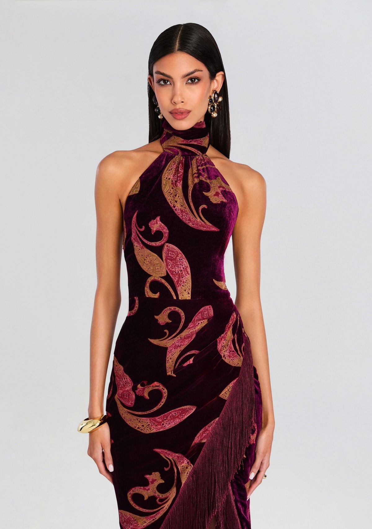 Iridessa Velvet Dress