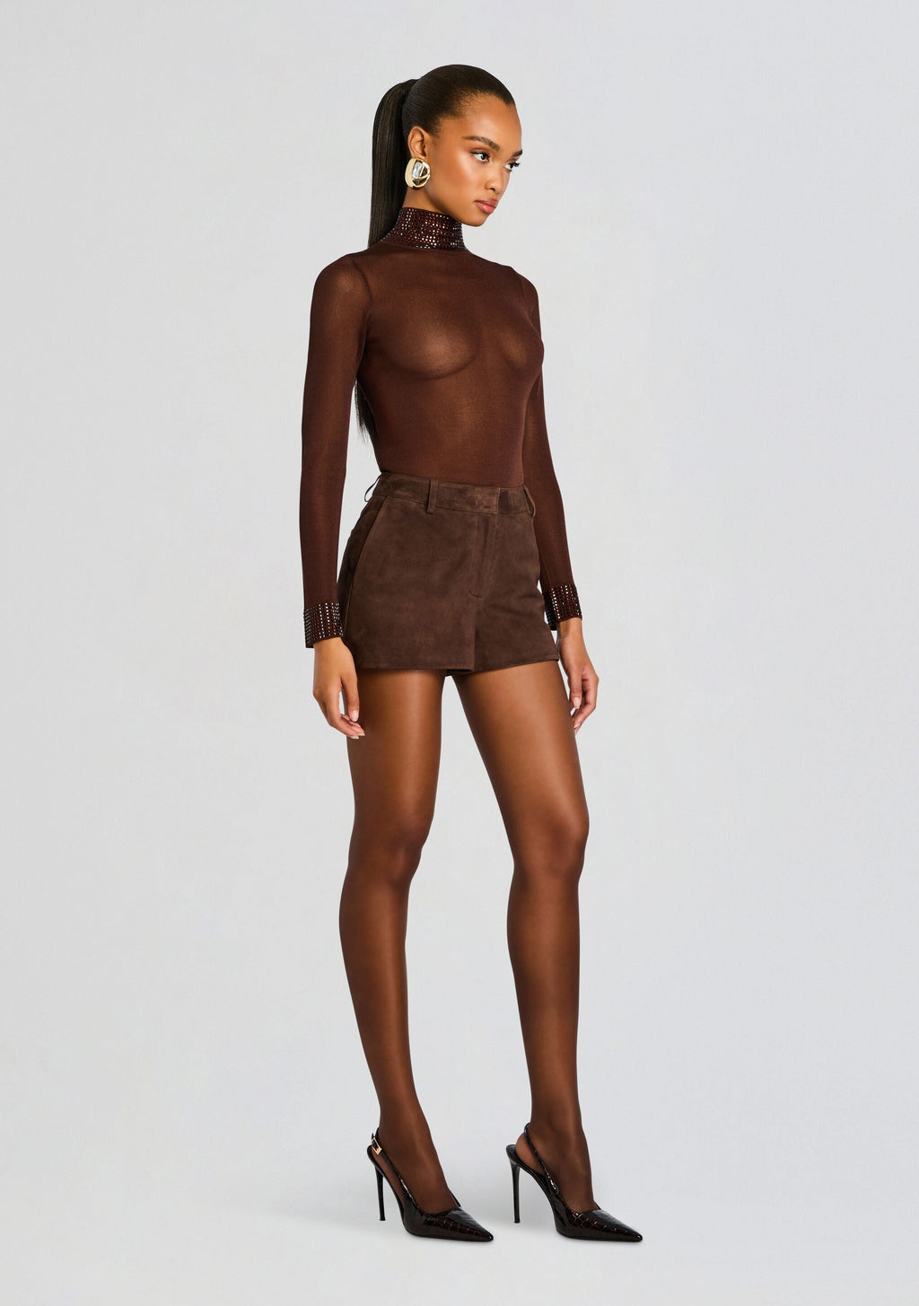 Naya Suede Leather Short