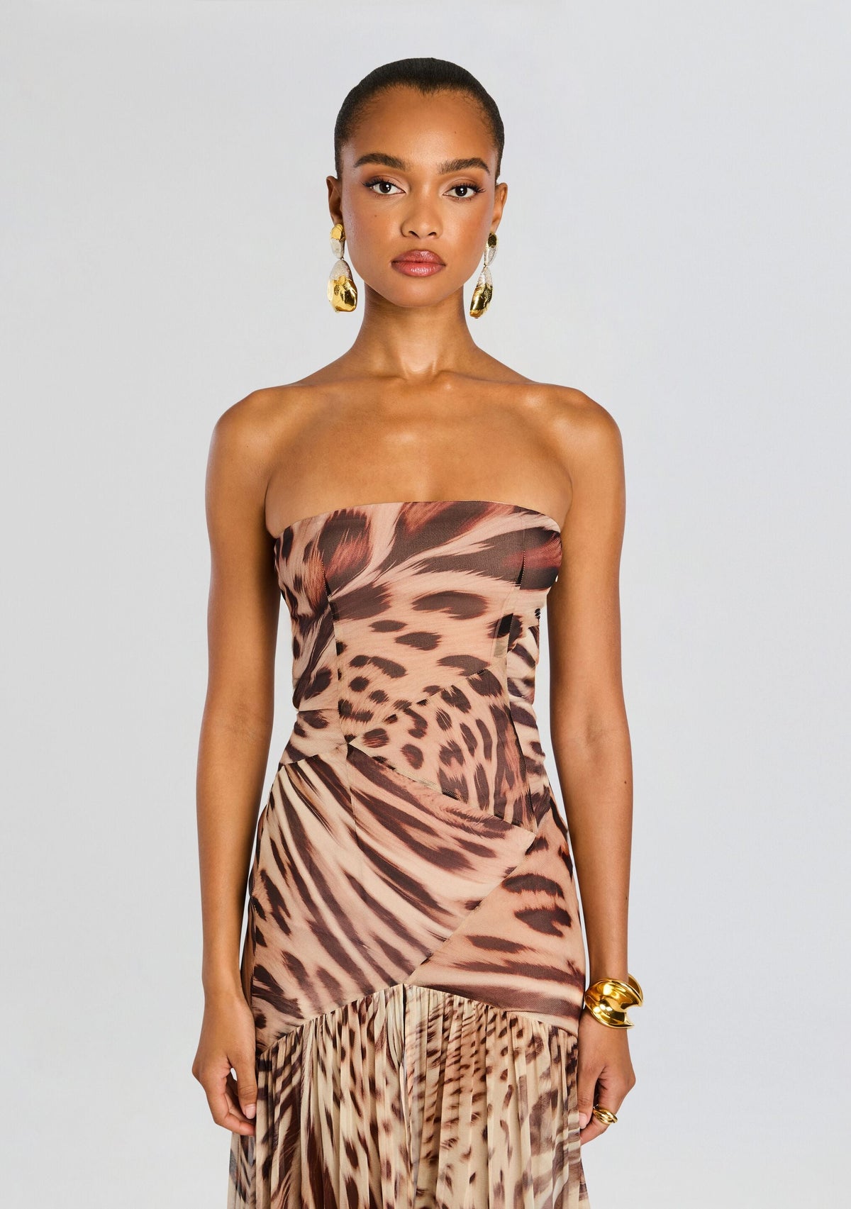 Nicole Silk Chiffon Dress