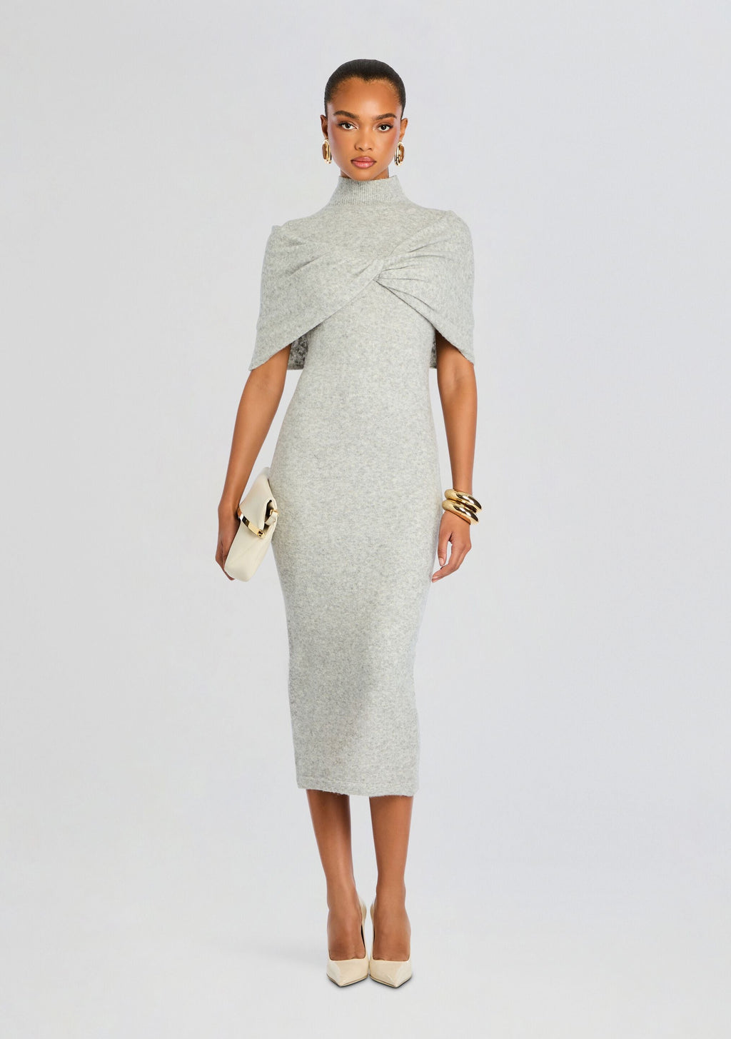 Wisteria Knit Midi Dress