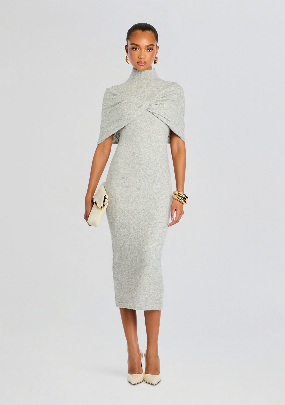 Wisteria Knit Midi Dress