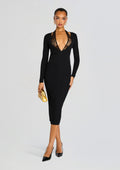 Lorella Metallic Knit Dress