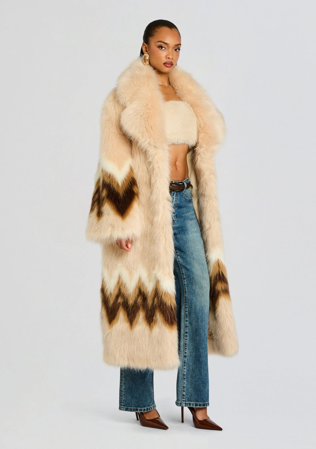 Magali  Faux Fur Coat