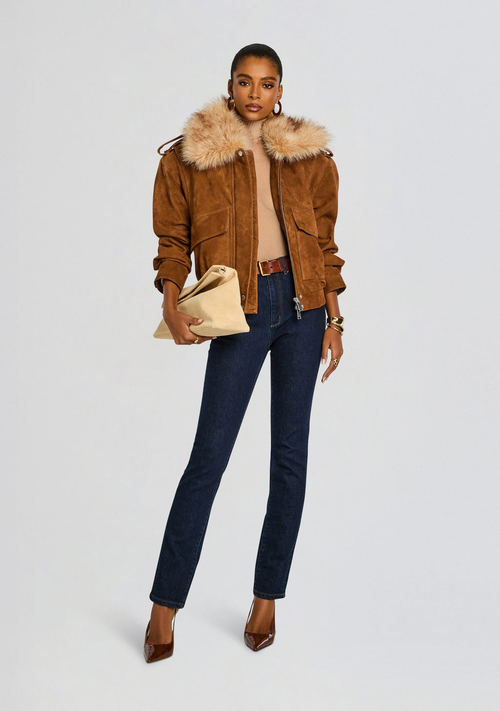 Erynn Suede Jacket